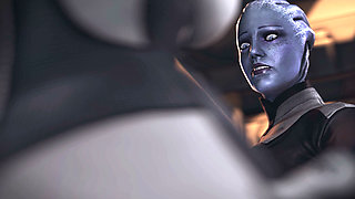 Liara and Eva Futa Sex on a Spaceship - 3D Sci-fi Animation
