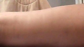 Brunette with a Big Butt Did a Workout Alone at Home and Got Very Horny