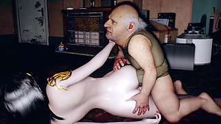 3D Hot Mature MILF Cheating with Short Big Cock