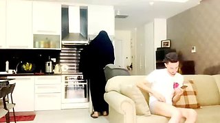 Arab Boy Learns Sex from Step-Mom - Foot Fetish & Dirty Talk in Arabic