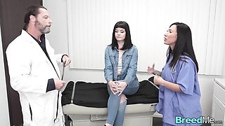 Delicate Lily Lane and Nova Vixen - impregnation movie - Nookies