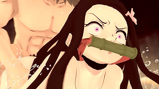 Demon slayer Inosuke fuck Nezuko