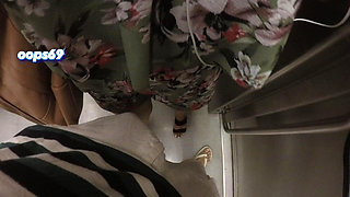 Hot MILF Stranger Grabs & Rubs My Hard Dick Through Shorts on Crowded Train
