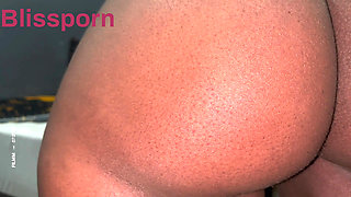 Fat ass Ebony twerk and suck a BBC