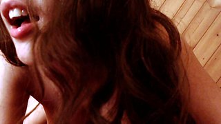 Blowjob cumshot whore gargles pov bukkake fetish cum