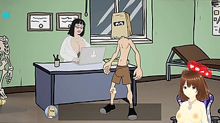 Hospital sex, hentai vtuber, doctor fucks patient