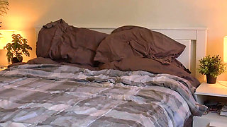 Stepmom give a first blowjob to stepson