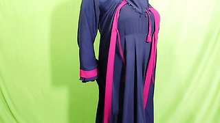 Beautiful Amena Bhabhi has sex indoors wearing a burqa and hijab