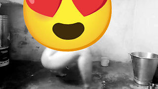 Shilpa Bhabhi looks so sexy in black and white, and she’s teasing her pussy with a cucumber.