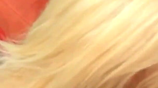 Sex expert MILF Rhyse Richards a whore with firm velvety breasts and a platinum blonde enjoys being cummed on