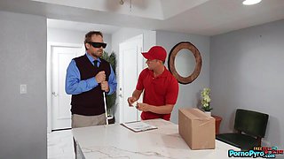 Big Breasted Codi Vore Cuckolds Blind Husband With Deli
