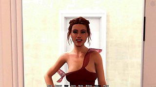 3dcg, pc gameplay, redhead