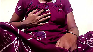 Ammu is really in the mood and is vigorously squeezing her breasts 128