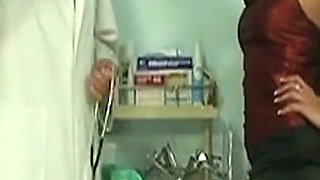 Naughty Doctor Fingers and Fucks Mature Patient's Dripping Pussy