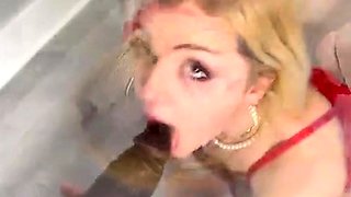 Blonde amateur milf does anal on pov camera 11