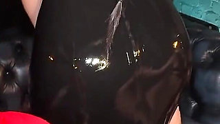 Shining My Big Latex Ass and Breasts!