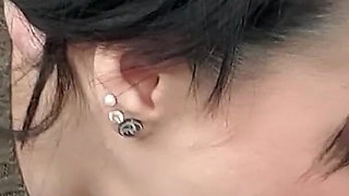 German Girlfriend Give Date a Blowjob at Car and Swallow While Boyfriend Wait Upstairs