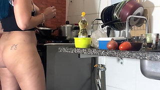 Cooking and Undressing, Feeling Really Good.