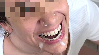 Flashing Hotwife Facial Compilation