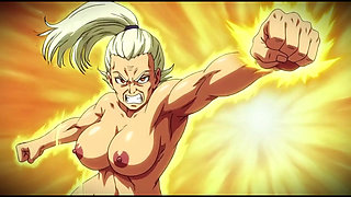 Ai Made Anime Scenes with Topless Women