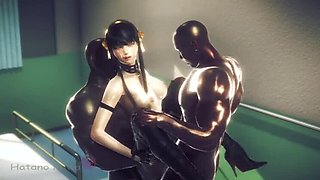 Hatano Miwa Intense Double Penetration: Two Big Cocks Pounding Her Juicy Booty in Rough Anal Sex