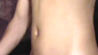 Sexy Blonde Bartender Takes Cum Shot in the Mouth