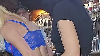 Girls Fucking with Strapless Dildo While We Watch