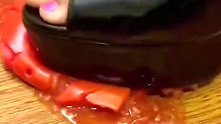 Walking Around Squashing Tomatoes with My High Heels