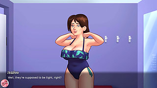 My STEPMOTHER's tits make me hard when I see her naked - 1 - Jazziuu