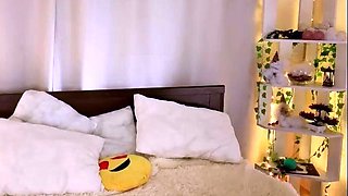 Amateur striptease and Solo masturbation