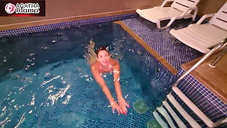 Agatha in Motel Hot Pool Plus My Perfect Blowjob Before Explosive Fuck