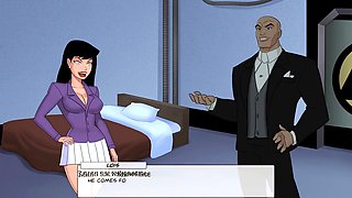 Unlimited fun with Superman's nymph in this fresh cartoon adventure