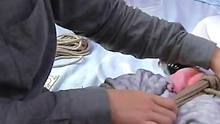 Hui12 - White Silk Chinese Girl Sailing Restraint