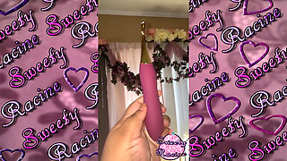 Ebony SSBBW Pleases Dark Pussy with Clit Vibe