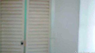Hot Blonde's Ass Gets Oiled & Cummed On in Part 2
