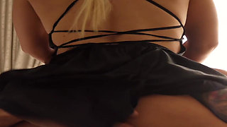 No Way She Took That Thick Dick Balls Deep Then He Filled Her with Hot Creampie!