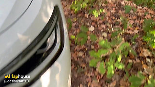Feet Car Forest