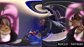 ROCCO SIFFREDI - Hottie Eveline Dellai Creamed After Hardcore Interracial Anal Session