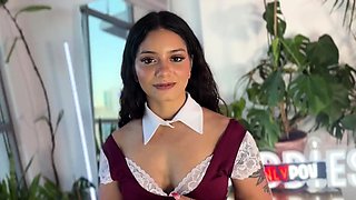 Honey Dew's Big Soft Oiled Ass Gets Pounded Hard