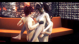 Uncensored Hentai 3D - Maid Sex with 2 Boys and 1 Girl - Japanese Asian Manga Anime Film Game Porn