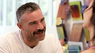 Kinky Spa-Alexis Tae gets a backdoor massage at the