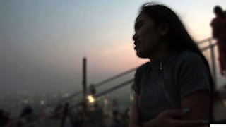 Naughty Thai teen Cherry masturbating