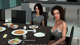 Away From Home 25 - Liam Rubs Nora to Orgasm Then Fucks Eva & Lily