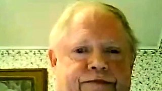 Fat Gay Grandpa Jerks Off On Webcam