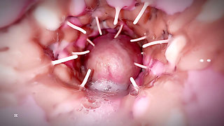 Her spiky vagina made my old dick cum like a fire hose