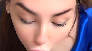 Horny Stepsister Loves to Suck My Cock!