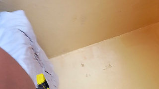 Amateur Big black Cock masturbates and cums twice watching porn