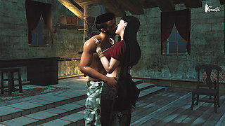 Lonely Widow MILF Can't Take It Anymore & Sex with Her Brother-in-law