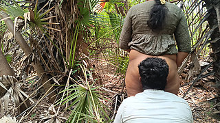 College Teacher Wet Pussy Romance in Forest Outdoor