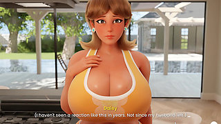 Mansion Days TABOO Hentai Game Ep.2 CAUGHT with a HUGE BONER by my STEP MOM in the kitchen !